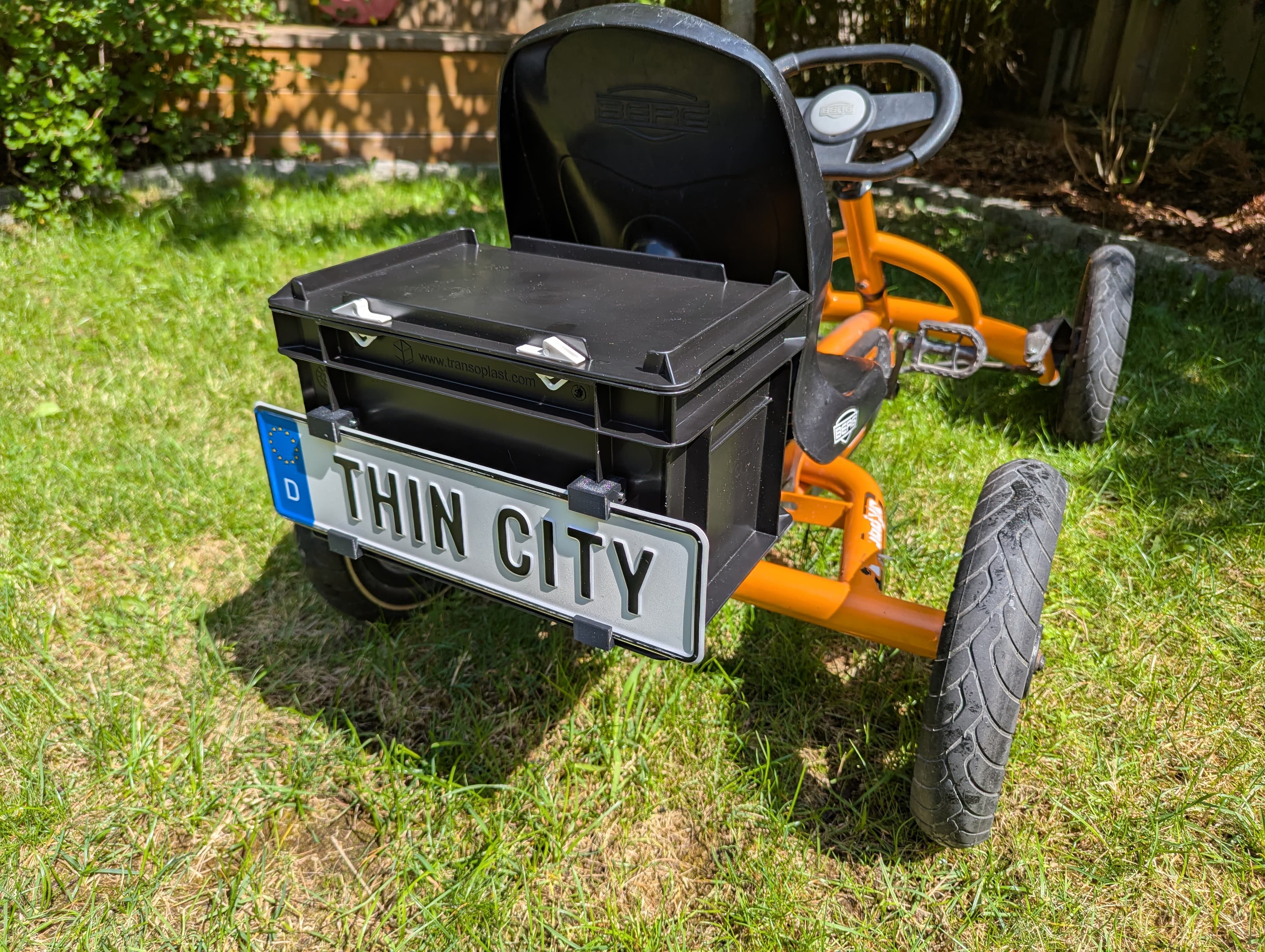 ThinCityBox Transportbox am Berg Buddy/Buzzy/Rally/Reppy GoKart