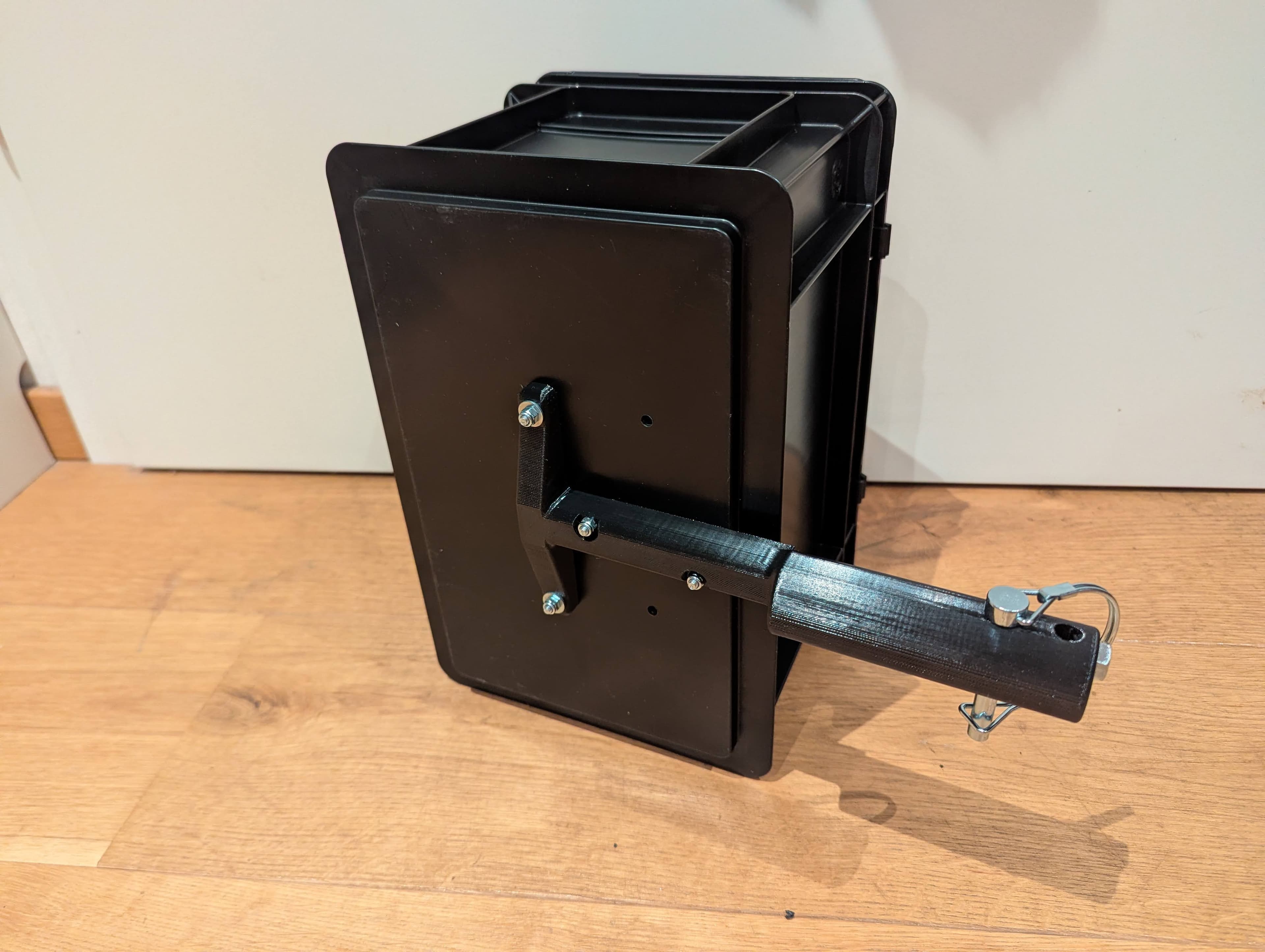 Lange Version der Halterung für einen weit hinten sitzenden Sitz